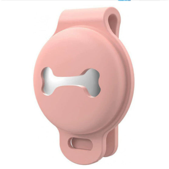 Reflective pet collar with AirTag holder for dogs