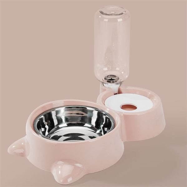 Ceramic pet food bowl for cats and dogs