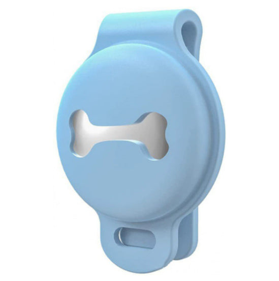 Reflective pet collar with AirTag holder for dogs