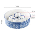 Ceramic slow feeder dog bowl with maze design