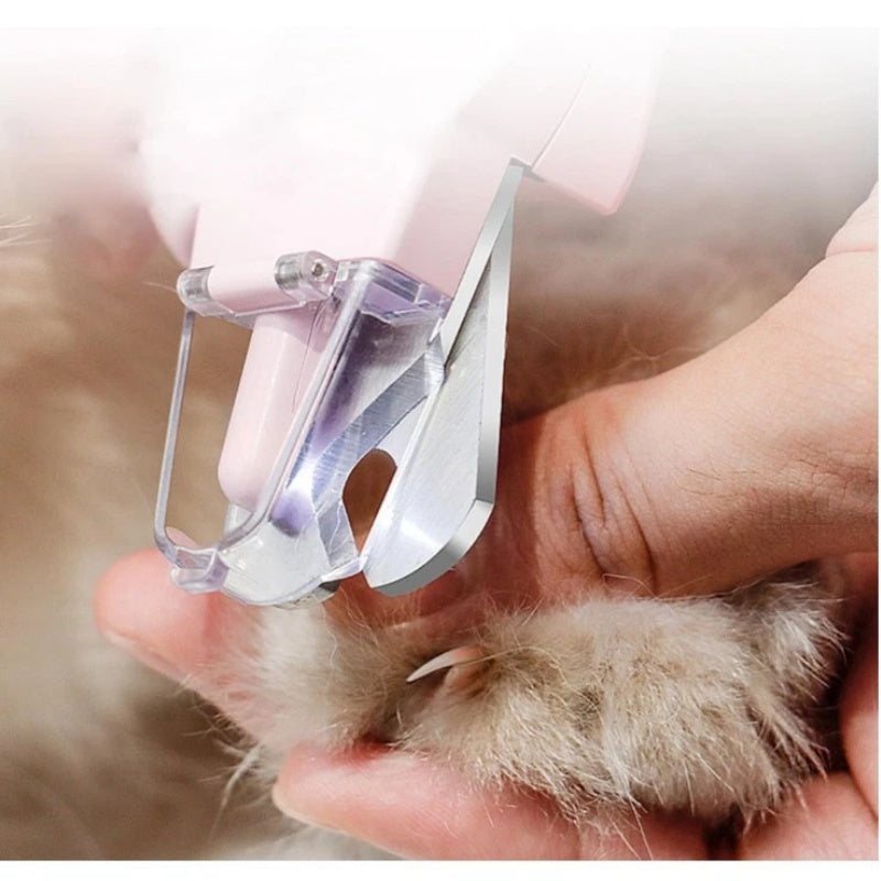 Dog nail clipper grinder with LED light for pet grooming